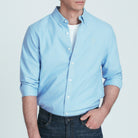 Men's Lion Oxford Slim Long Sleeve Shirt - Giordano Online