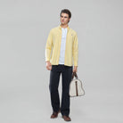 Men's Lion Oxford Slim Long Sleeve Shirt - Giordano Online