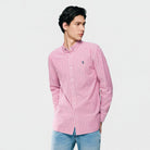 Men's Lion Oxford Slim Long Sleeve Shirt - Giordano Online