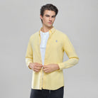 Men's Lion Oxford Slim Long Sleeve Shirt - Giordano Online