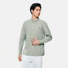 Men's Lion Oxford Slim Long Sleeve Shirt - Giordano Online