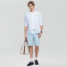 Men's Lion Oxford Slim Long Sleeve Shirt - Giordano Online