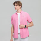 Men's Lion Oxford Slim Short Sleeve Shirt - Giordano Online