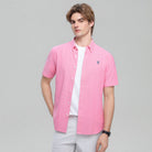 Men's Lion Oxford Slim Short Sleeve Shirt - Giordano Online