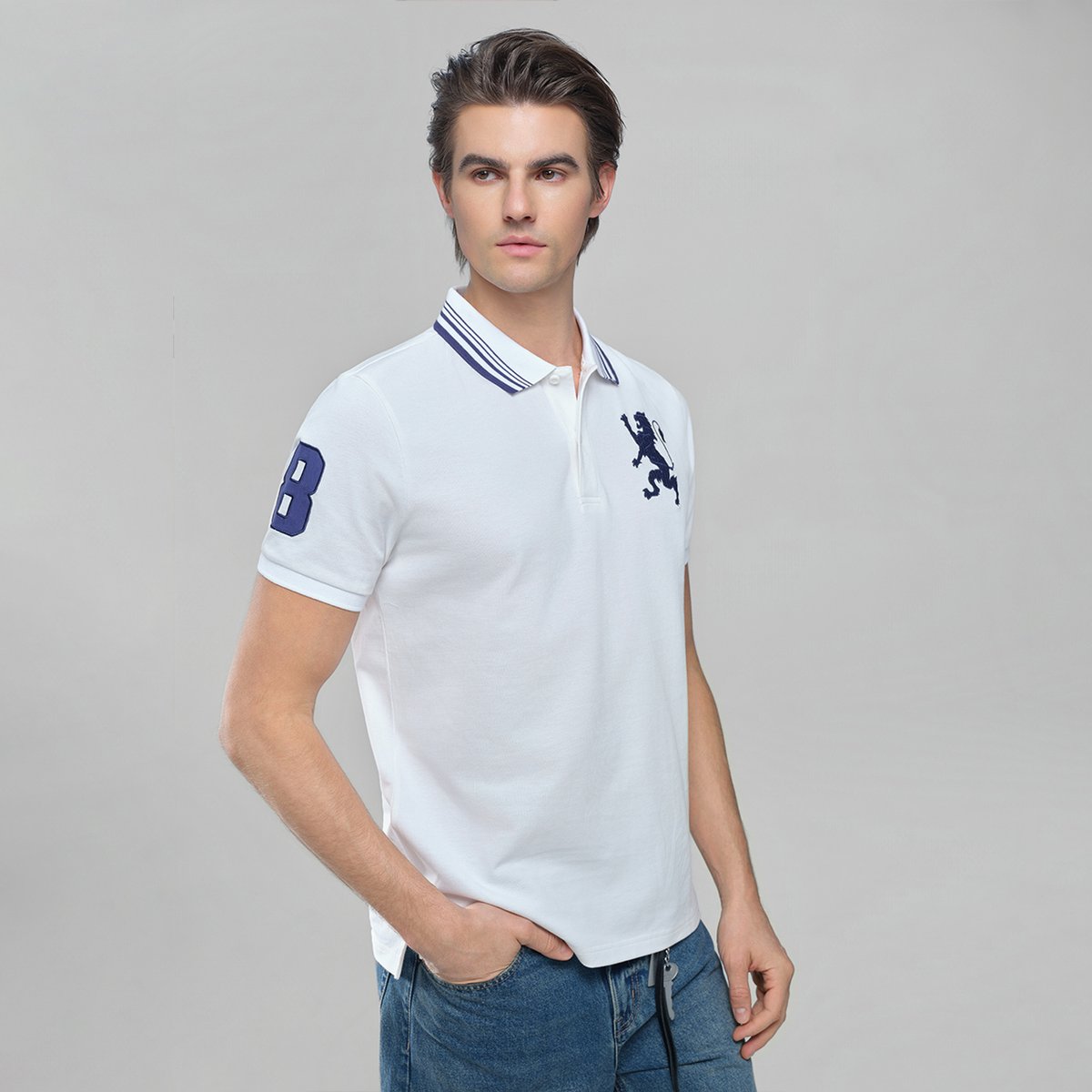 Men's Lion Polo - Giordano Online