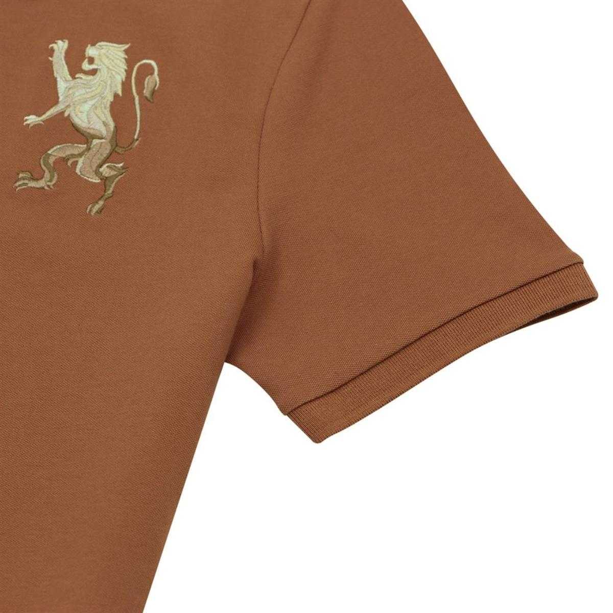 Men's Lion Polo - Khaki - Giordano Online