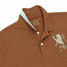 Men's Lion Polo - Khaki - Giordano Online