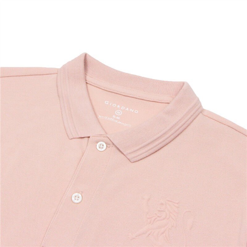 Men's Lion Polo - Pink - Giordano Online