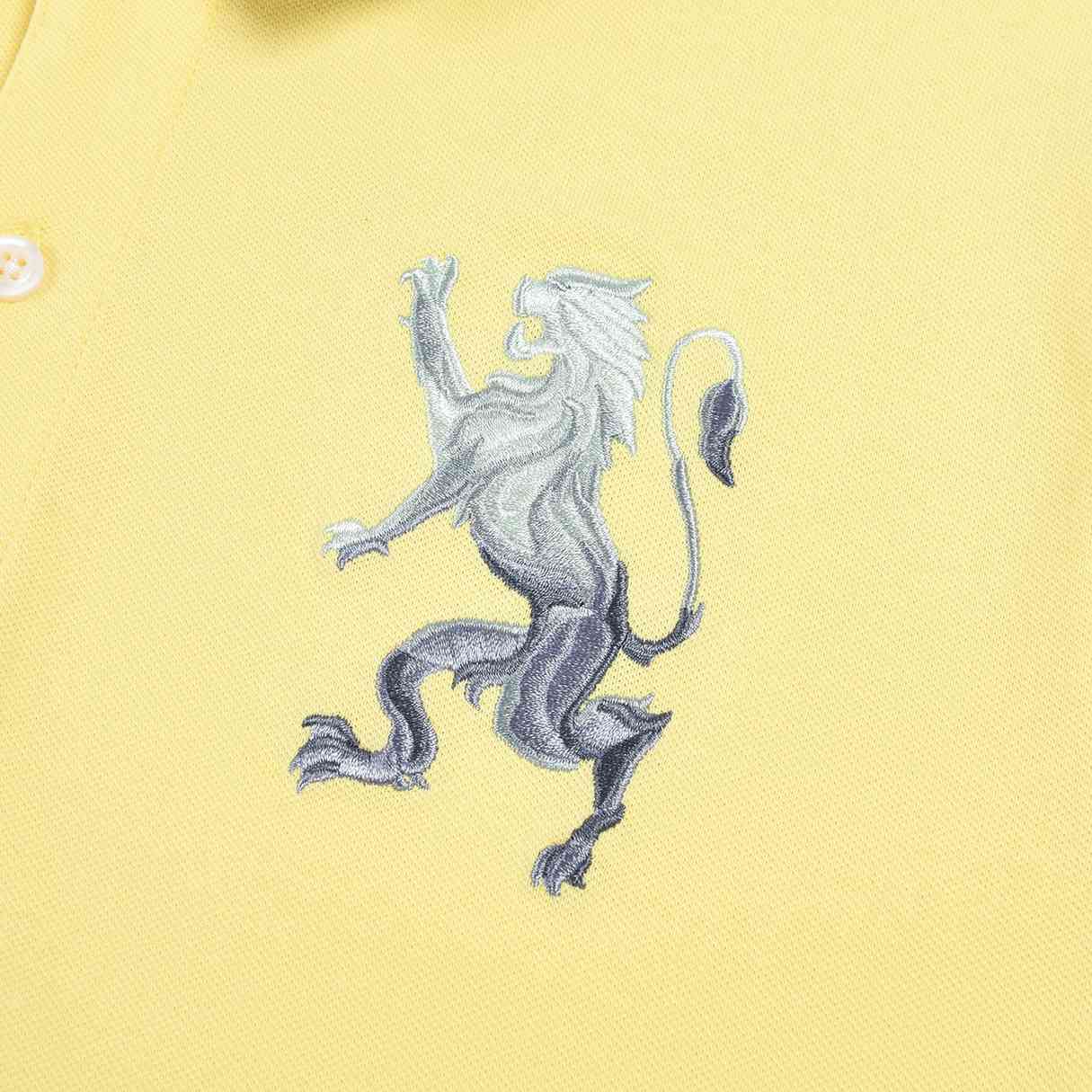 Men's Lion Polo - Yellow - Giordano Online