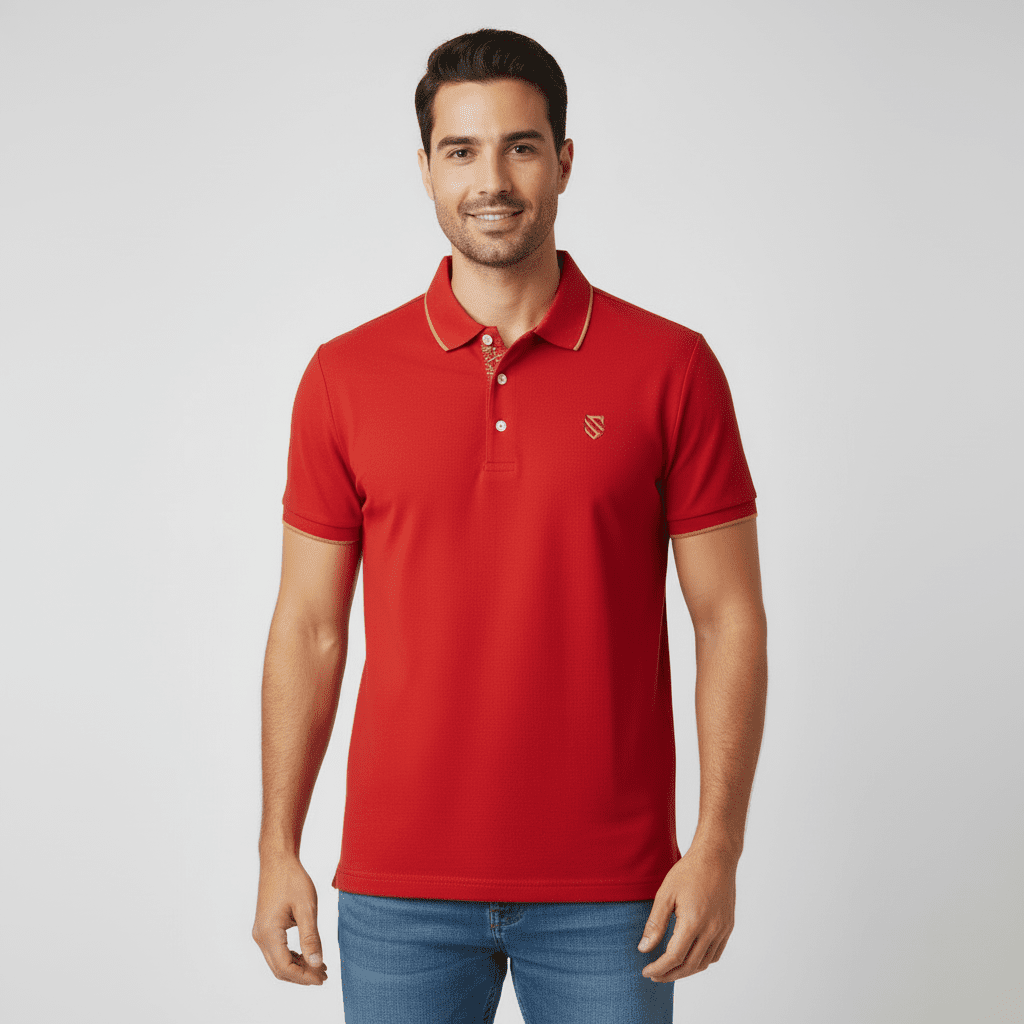 Men's Liquid Touch Badge Polo - Giordano Online