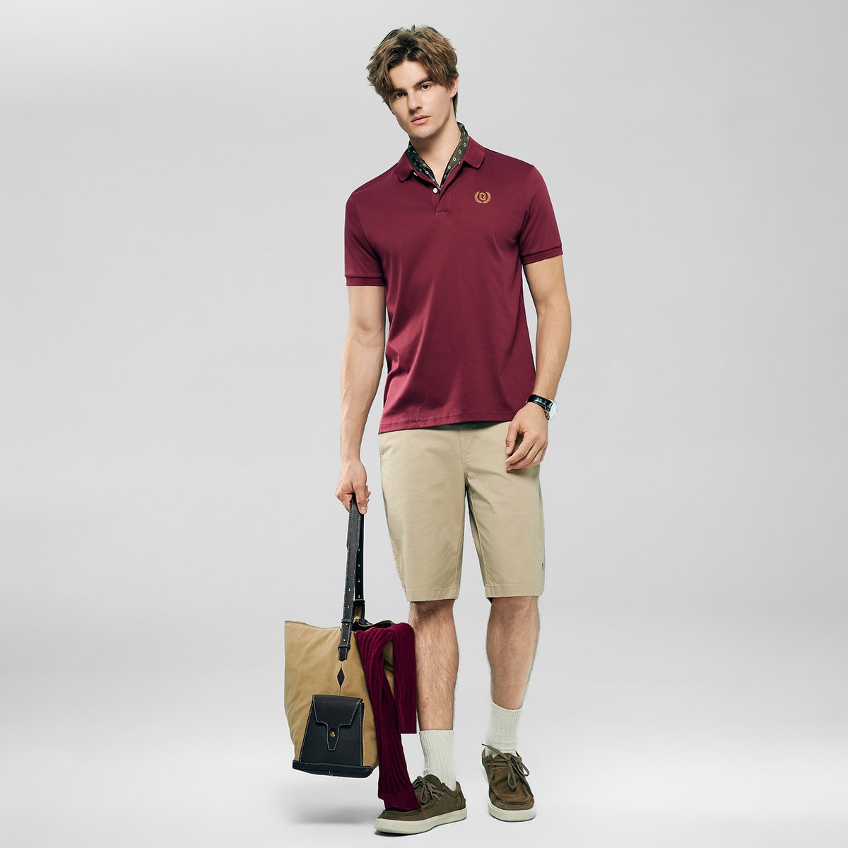 Men’s Liquid Touch Slim Fit Cotton Interlock Polo - Giordano Online
