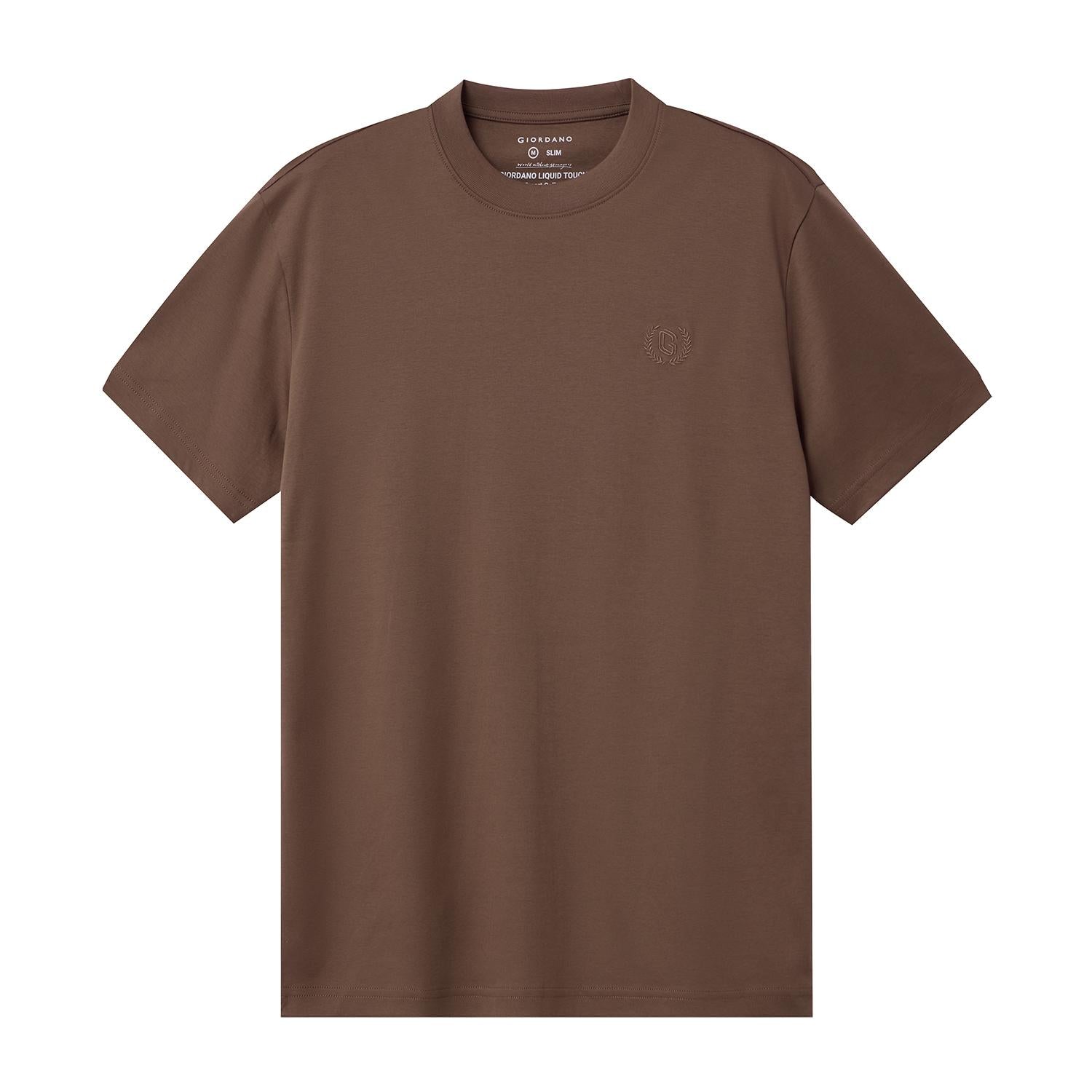 Men's Liquid Touch Tee - Khaki - Giordano Online