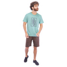 Men's ME Signature Print Tee - Green - Giordano Online