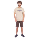 Men's ME Signature Print Tee - Khaki - Giordano Online