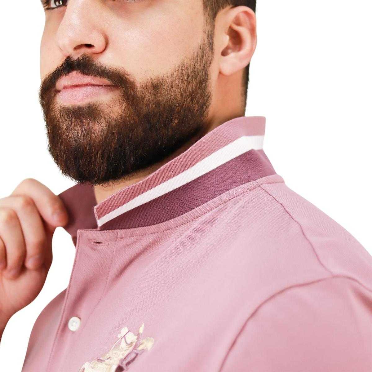 Men's Napoleon Polo - Purple - Giordano Online