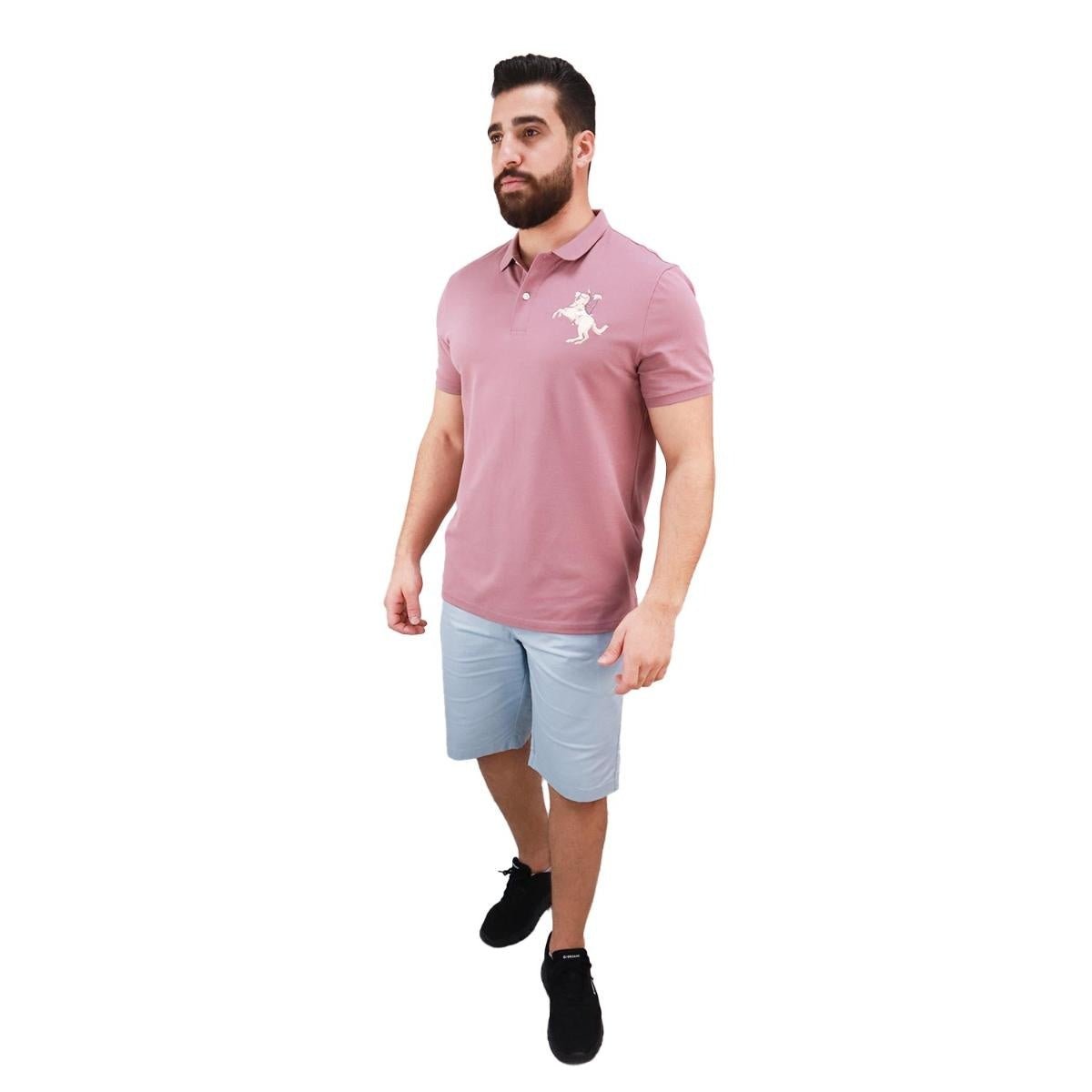 Men's Napoleon Polo - Purple - Giordano Online
