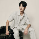 Men’s Nylon Stretch Short Sleeve Shirt – Lightweight & Water - Resistant | Korea Collection - Giordano