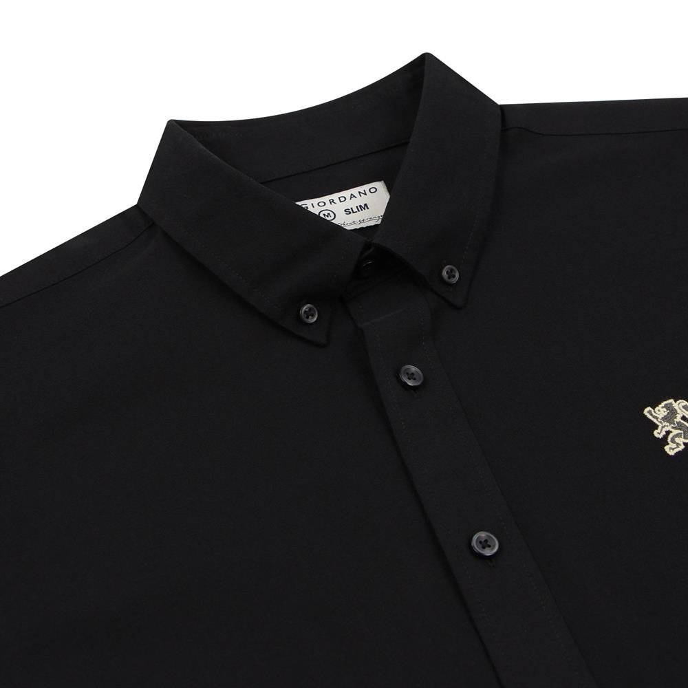 Men's Oxford Long Sleeve Shirt - Giordano Online