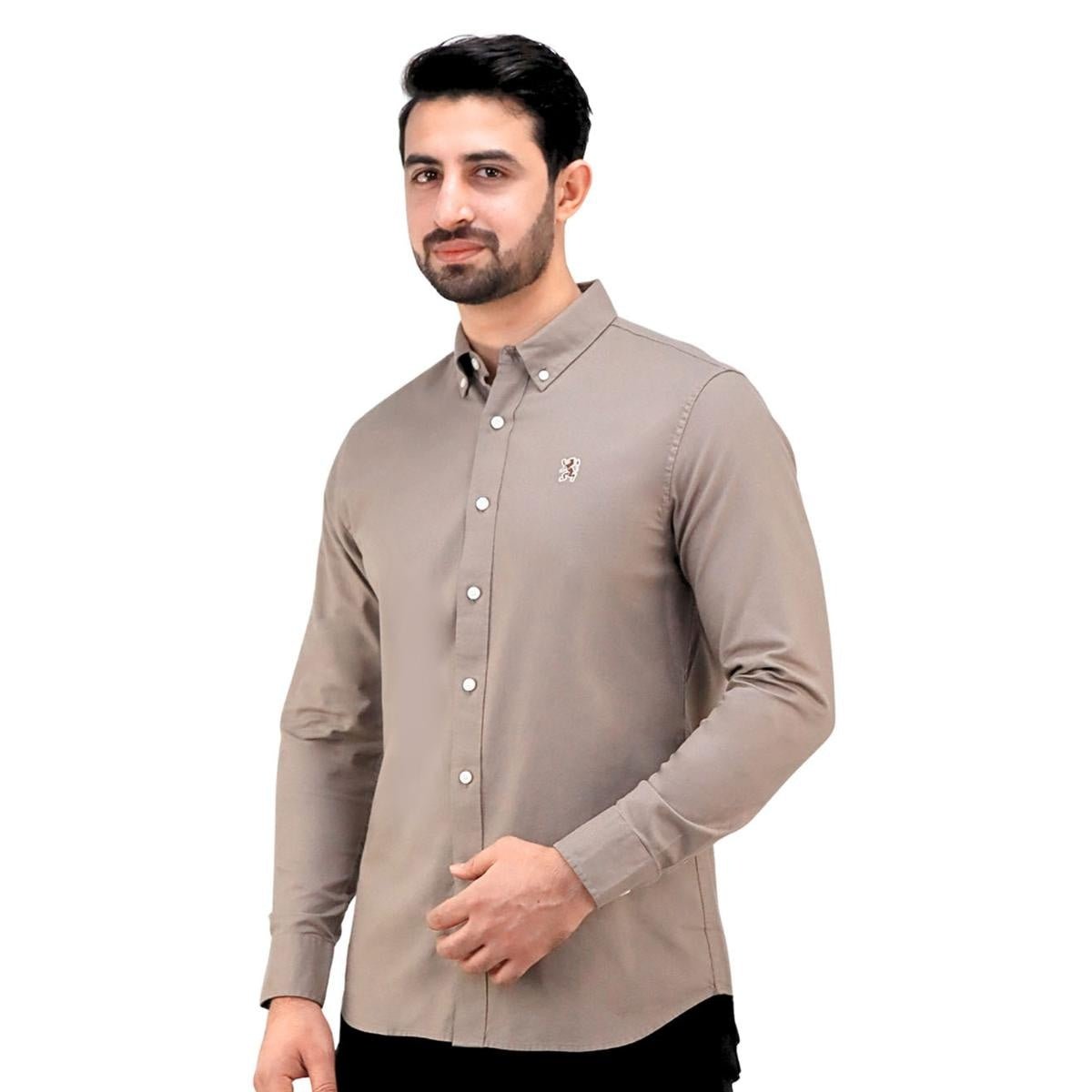 Men's Oxford Long Sleeve Shirt - Giordano Online
