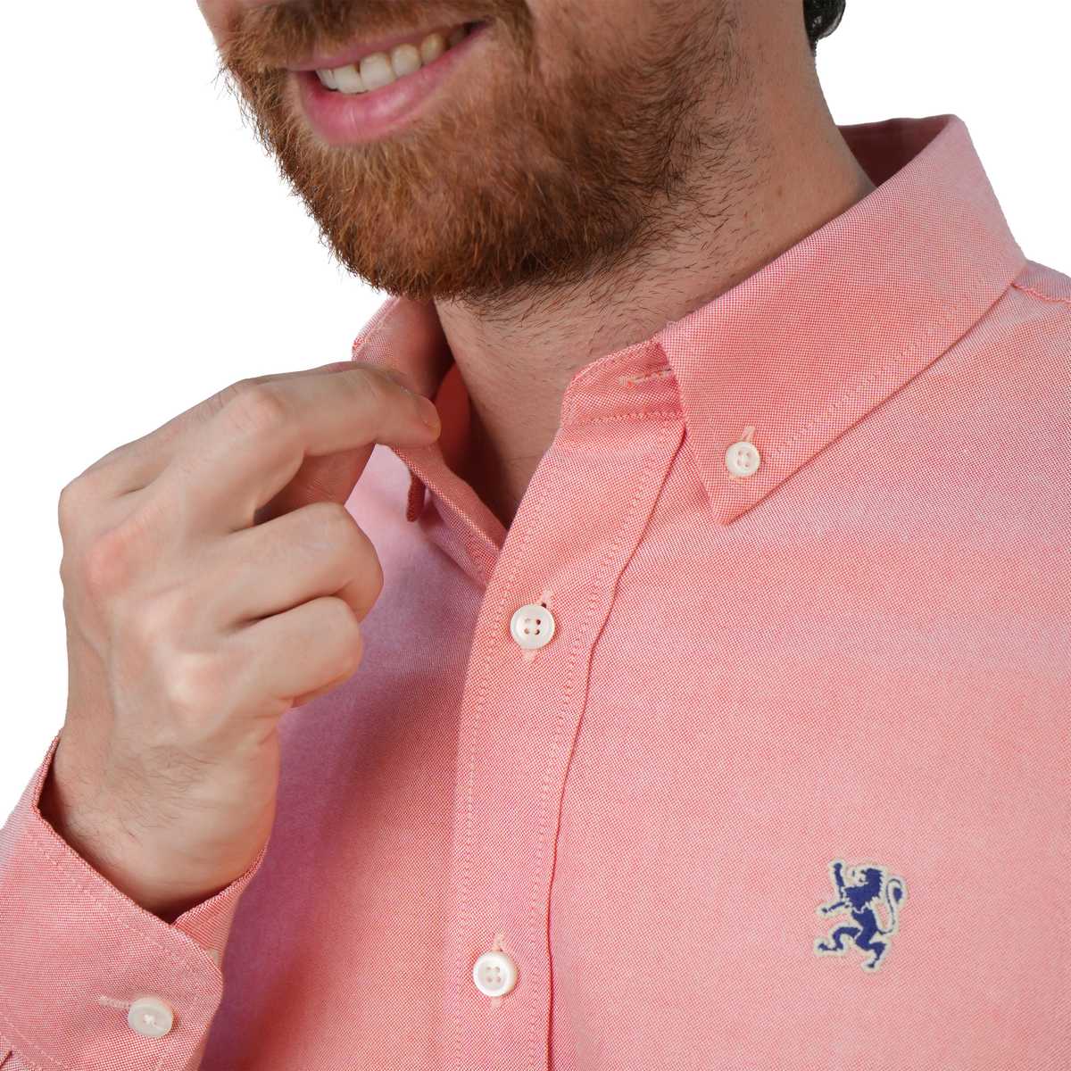 Men's Oxford Long Sleeve Shirt - Giordano Online