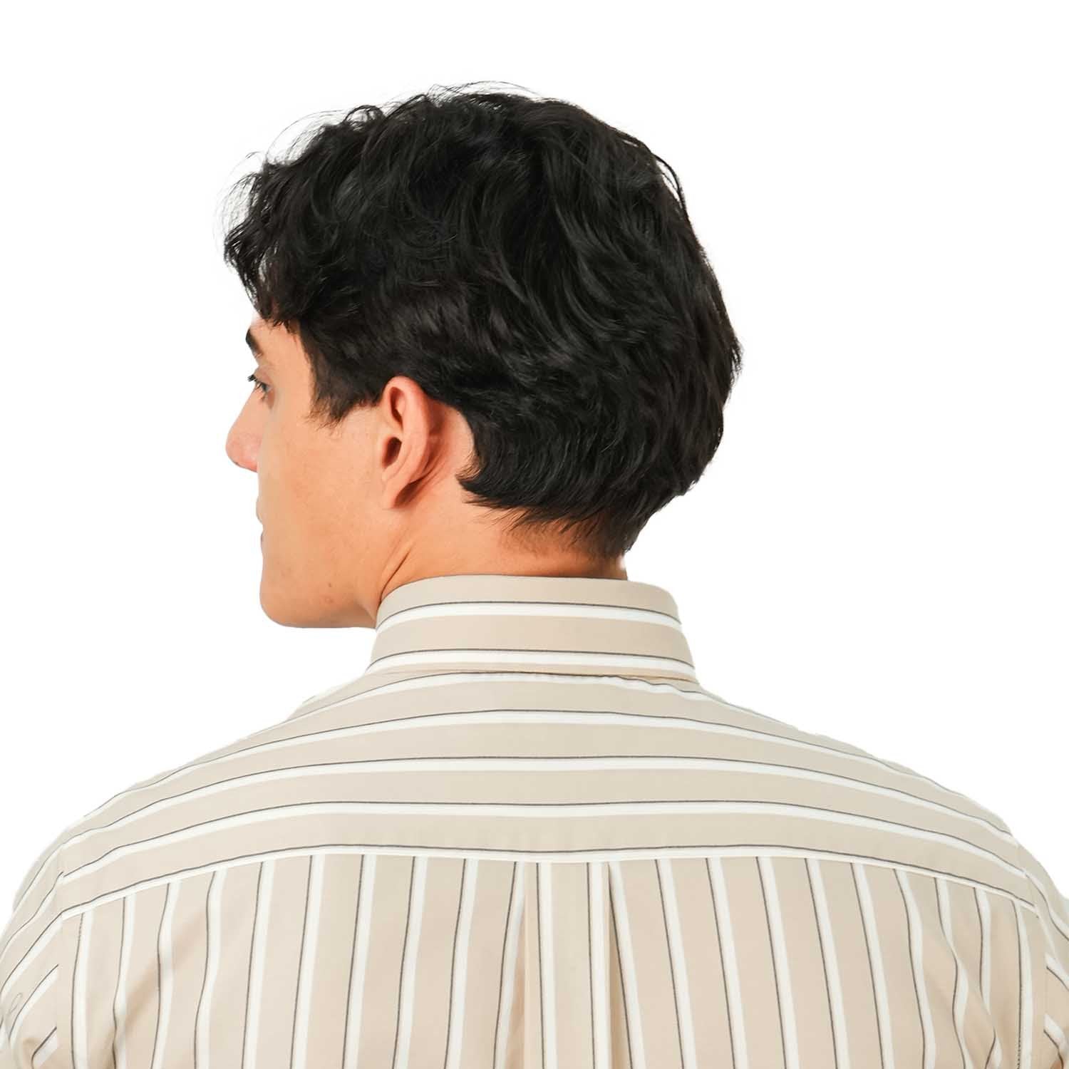 Men's Oxford Long Sleeve Shirt - Giordano Online