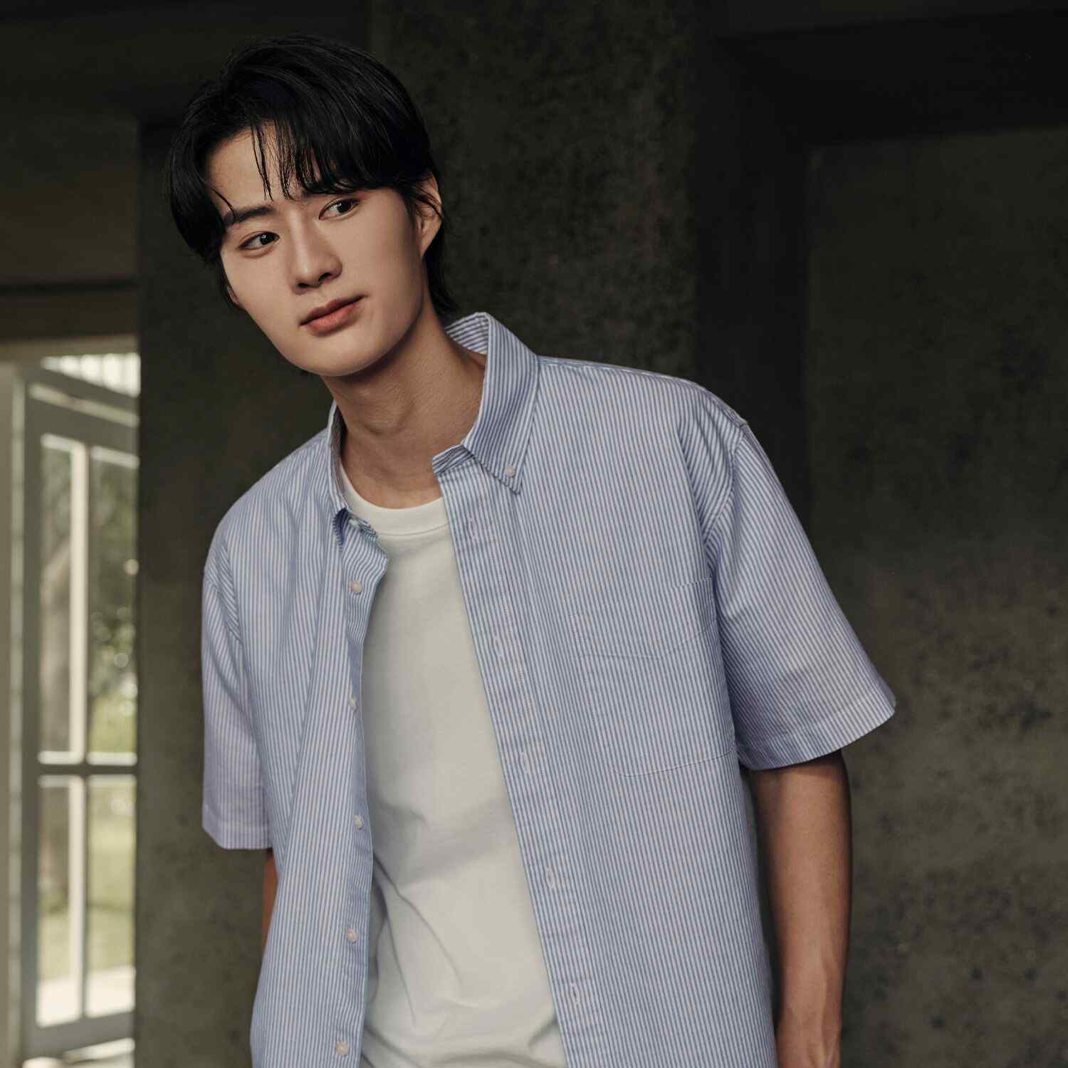 Men’s Oxford Short Sleeve Shirt | Korea Collection - Giordano