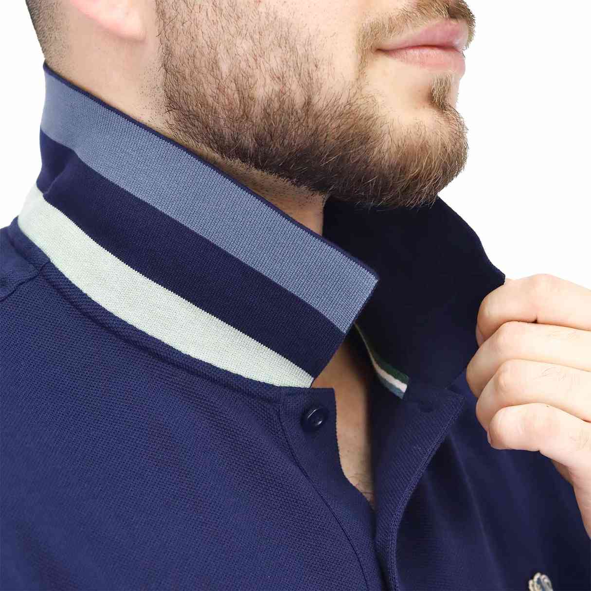 Men's Performance Polo - Blue - Giordano Online