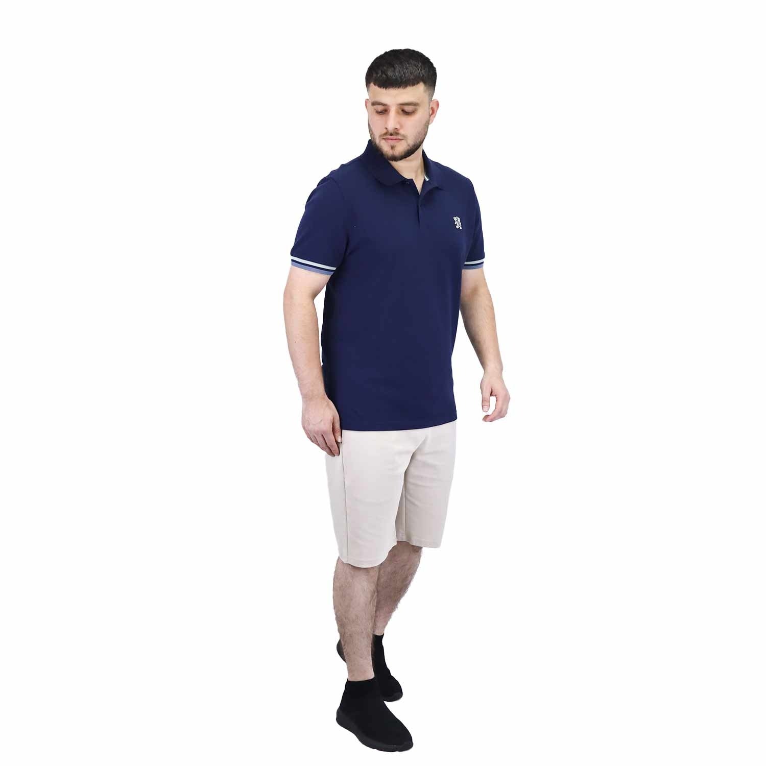 Men's Performance Polo - Blue - Giordano Online