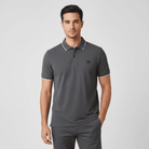 Men's Pique Flat Knit Collar Polo - Giordano Online