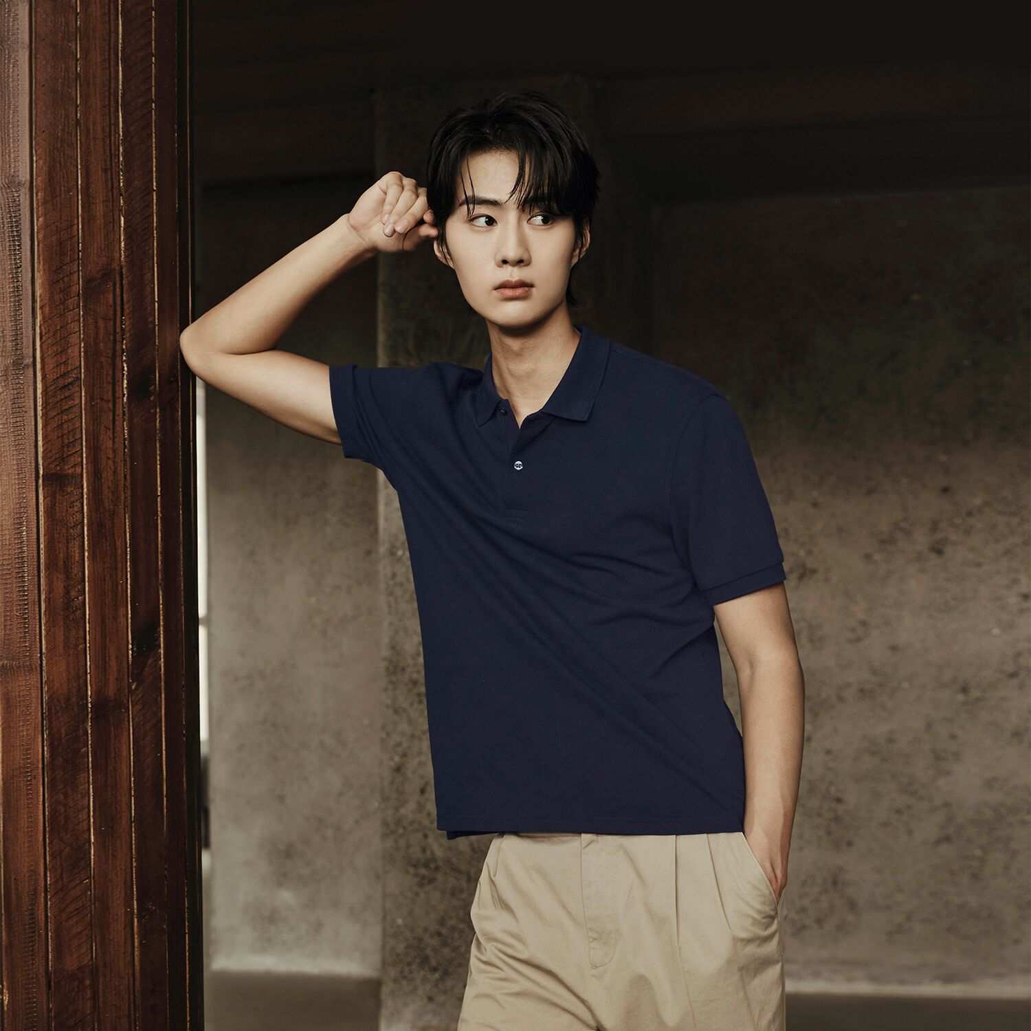 Men's Polo Shirt: Cotton Pique, Short Sleeve | Korea Collection - Giordano