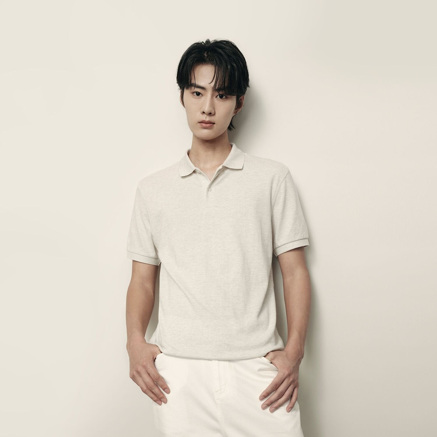 Men's Polo Shirt: Cotton Pique, Short Sleeve | Korea Collection - Giordano