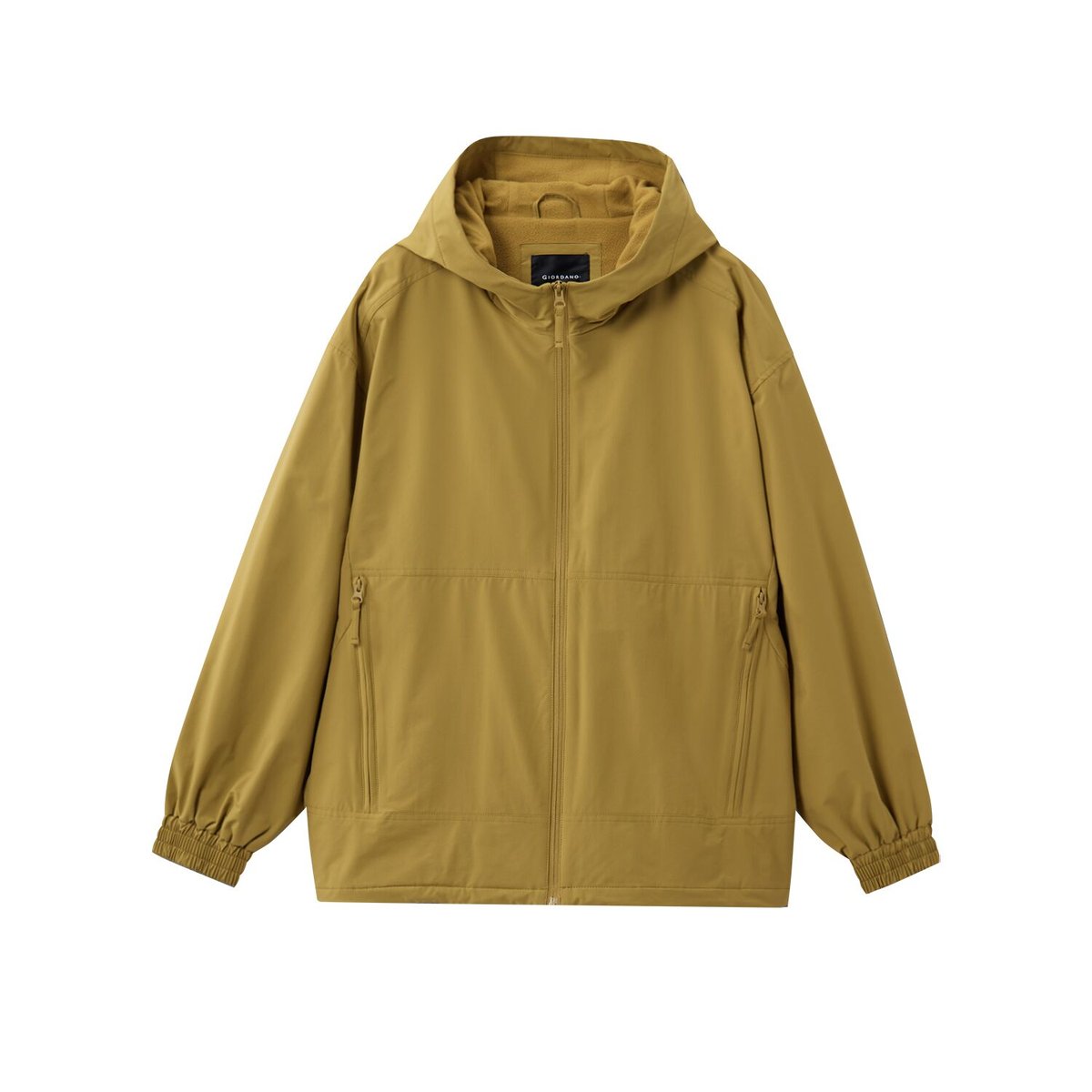 Men's Polyester Fleece Jacket - Giordano Online