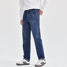 Men’s Regular Fit Mid Rise Elastic Waist Denim Jeans | Online Exclusive - Giordano Online