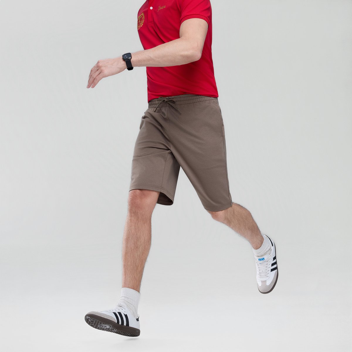 Men's Regular Fit Mid - Rise Everyday Comfortable Shorts - Giordano Online
