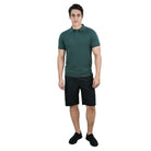 Men's Regular Fit Short Sleeve Cable - Knit Polo Sweater - Giordano Online