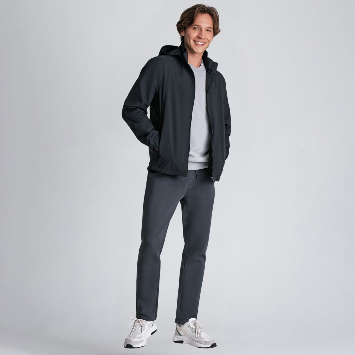 Men’s Regular Fit Sorona Lightweight Windbreaker - Giordano Online