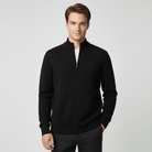 Men's Regular Fit Texture Stitch Mock Neck Full Zip Cardigan - Giordano Online