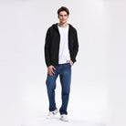 Men's Regular French Terry Hoodie - Black - Giordano