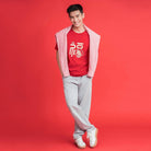 Men’s Regular Straight Interlock Elastic Waist Jogger - Grey - Giordano Online