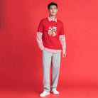 Men’s Regular Straight Interlock Elastic Waist Jogger - Grey - Giordano Online