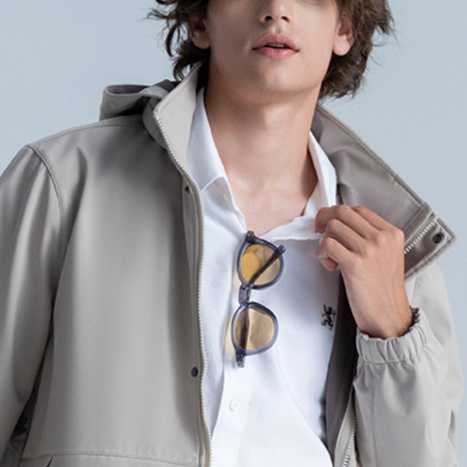 Men's Regular Zipper Long Sleeve Jacket - Giordano Online