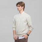 Men’s Relaxed Crew Neck Embroidery Sweatshirt - Giordano Online
