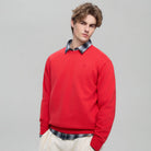 Men’s Relaxed Crew Neck Embroidery Sweatshirt - Giordano Online