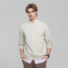 Men’s Relaxed Crew Neck Embroidery Sweatshirt - Giordano Online