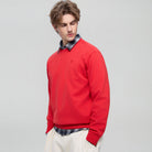 Men’s Relaxed Crew Neck Embroidery Sweatshirt - Giordano Online