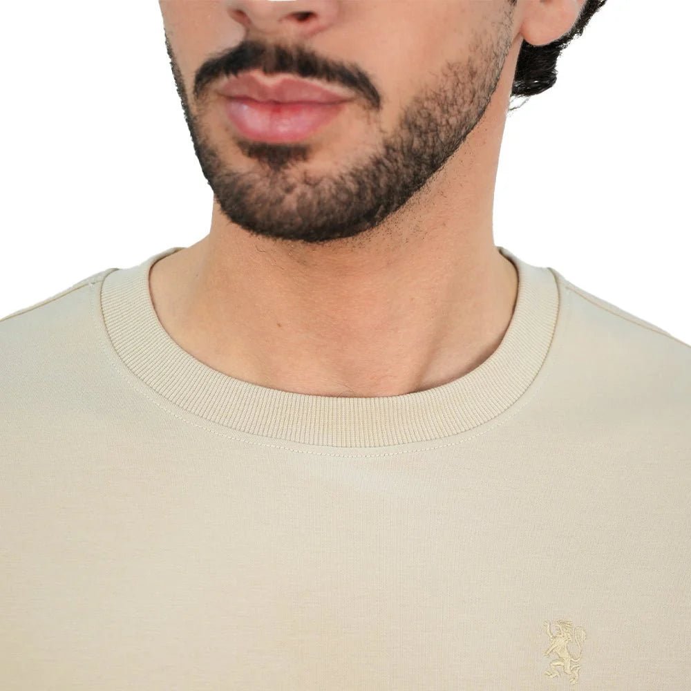 Men's Relaxed Embroidered T-Shirt - Giordano Online