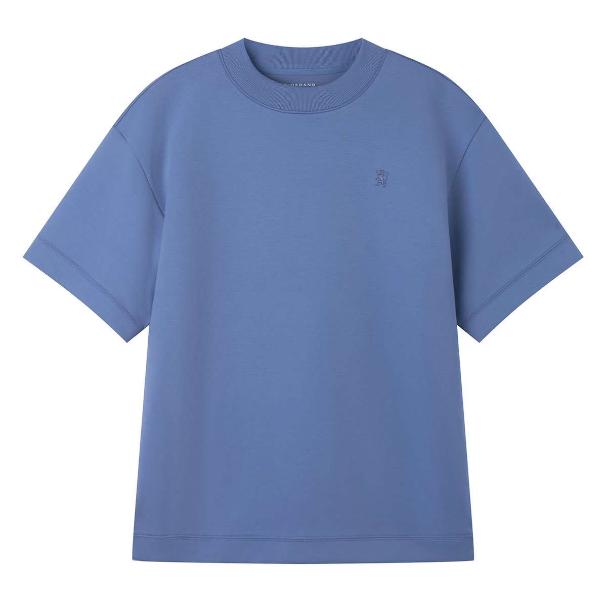 Men's Relaxed Embroidered Tee - Giordano Online