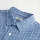 Men's Relaxed Fit Cotton Chambray Shirt - Giordano Online