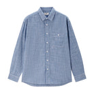 Men's Relaxed Fit Cotton Chambray Shirt - Giordano Online