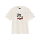 Men’s Relaxed Fit Cotton Print Tee - Tom & Jerry - White - Giordano